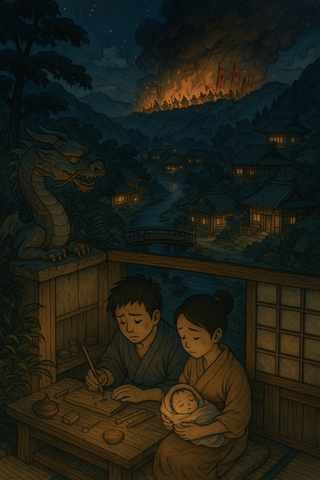 Chapter I — The Night of Fire and River