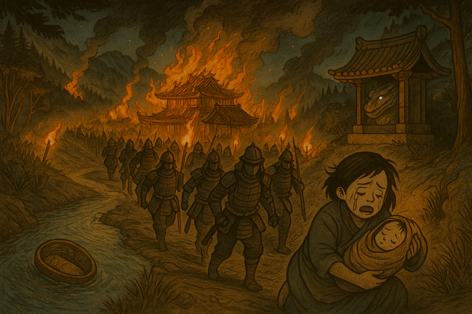 Chapter I — The Night of Fire and River